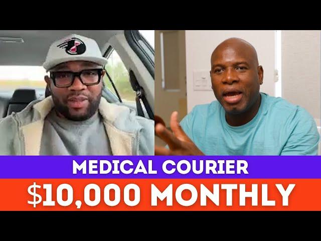 Making $10,000 A Month Delivering Medical Supplies With His Car!