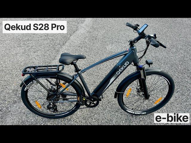 Qekud S28 Pro - The Best City E-bike Low Cost Full Electric and Assist Pedal