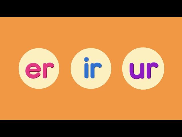 Phonics Chant┃er · ir · ur ∥ Double Letter Vowels┃Spotlight on One Phonics