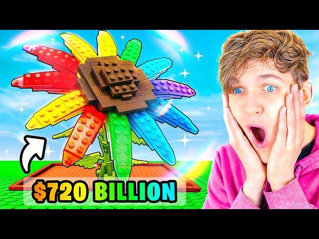 We Grew the RAREST RAINBOW SUNFLOWER in GROW A GARDEN!? (0.007% Chance!)