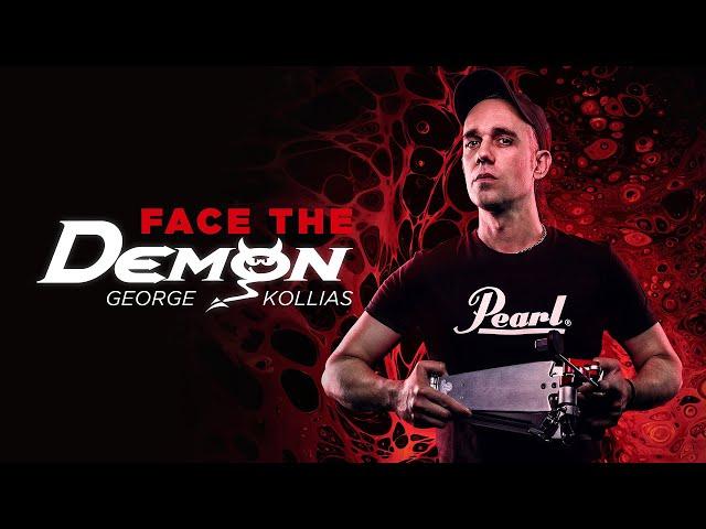 VR180 INSANE Drum Solo | FACE THE DEMON by GEORGE KOLLIAS & PEARL