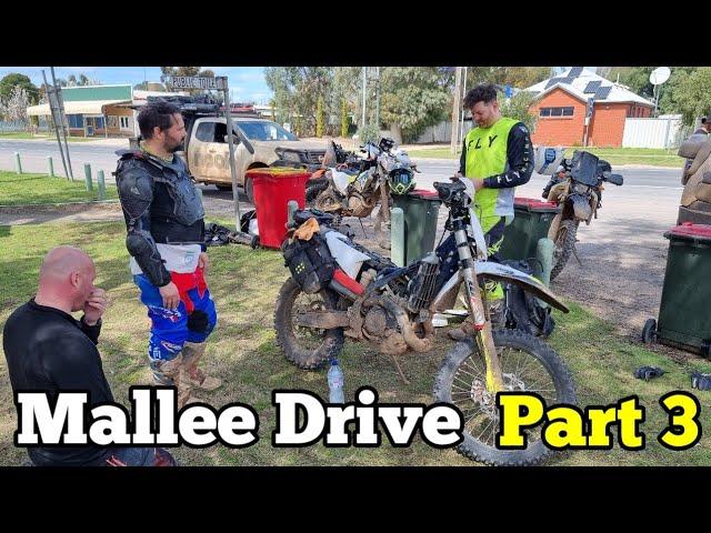 Big Desert Mallee Loop Adventure- Sand, Crash, Engine Issues and Pink Lakes - Part 3