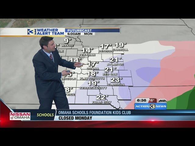 KMTV Action 3 News This Morning - 6:30AM Weather Update