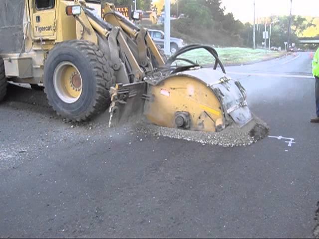 No Saw Cutting Required Pavement is Crushed in Place