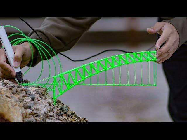 Making a 3D Pen Bridge at the Dokdo Island