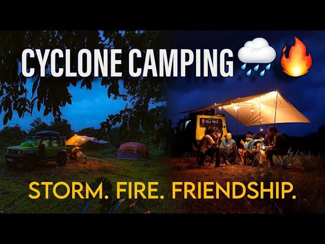 Grilling Lobsters in a Cyclone | The Wildest Camping Trip Ever!