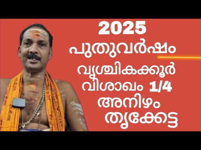 NEW YEAR 2025|VISHSKAM¼,ANIZHAM,THRILKETTA|Dr.M.SHIBU NARAYANAN| #astrology#mantra#tantra|