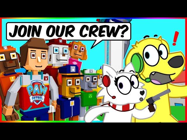 JOINING PAW PATROL! Roblox KITTY CHAPTER 12 (ft. Snowi Fox)