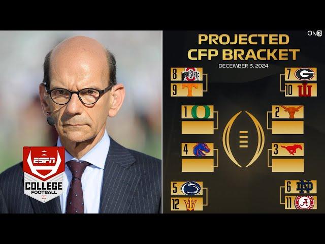 ESPN break College Football playoff: Oregon, Texas, SMU, Boise State top-4 seeds in latest bracket