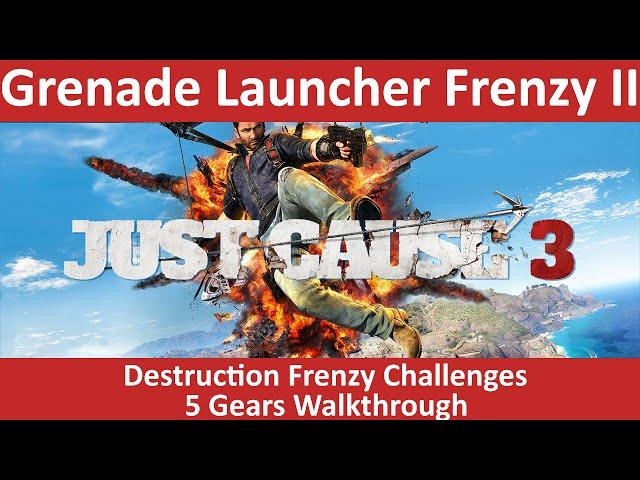 Just Cause 3 - Grenade Launcher Frenzy II 5 Gears - Destruction Frenzy