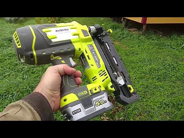 Обзор аккумуляторного нейлера (гвоздезабивателя) Ryobi R18N16G