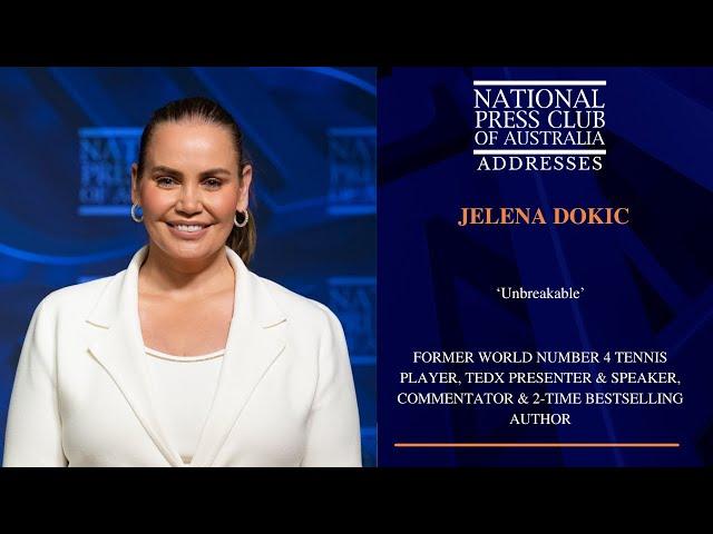 IN FULL: Jelena Dokic's Address to the National Press Club of Australia