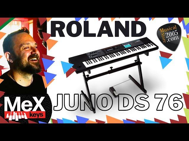 Roland Juno DS by MeX (Subtitles) @musicalstore2005