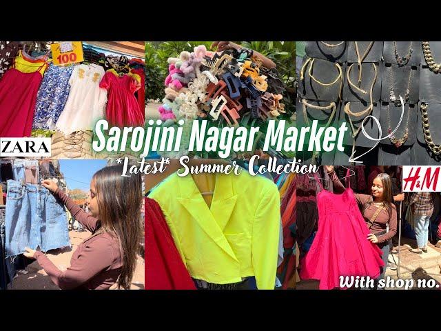 Sarojini Nagar Market Delhi| Latest Summer Collection 2025 With Shop Number #sarojininagar #market