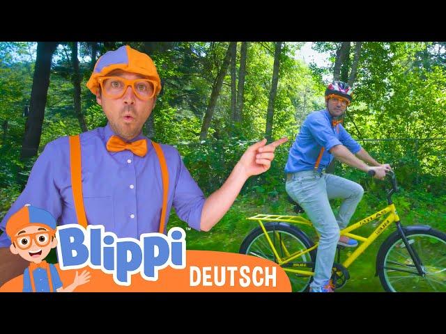 Blippi erkundet die Stadt mit dem Fahrrad  | Blippi Deutsch | Abenteuer und Videos für Kinder