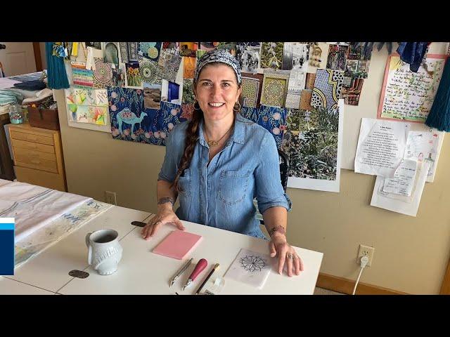 Tutorial : Block Printing Basics - Carving the Block