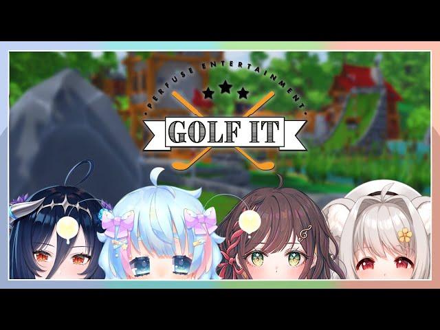 【 Vtuber Live 】Golf it | Ft.  @MioriCelesta  ,  @MoonJelly   and  @oumiyaemma