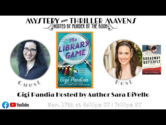 Pre-Launch Q&A: Gigi Pandian Presents, "The Library Game," Hosted by Sara DiVello