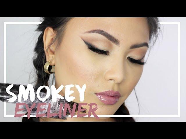 How to: Easy Smokey Winged Eyeliner makeup tutorial for hooded eyes