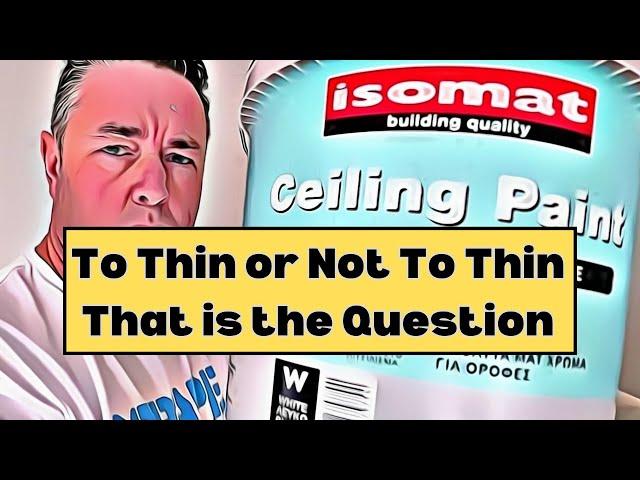 Isomat Ceiling Paint Review - after a month of using it