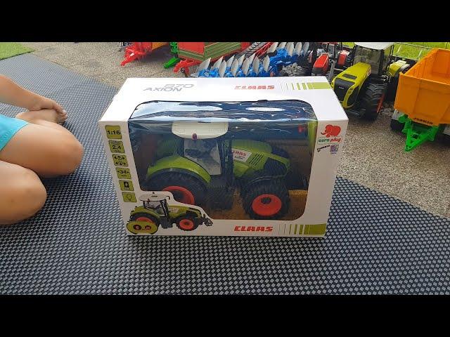 Zabawki Toys Claas Axion 870 RC czy sprzęt Bruder pasuje?:) Does Bruder equipment fit? :)