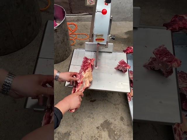 Transforming Meat Cutting with This Cutting-Edge Machine! #TechReview #MeatTech #AutomationAtWork