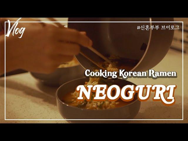 Cooking Korean Neoguri Ramen in Canada | ASMR | Cinematic | SONY |  A7M3