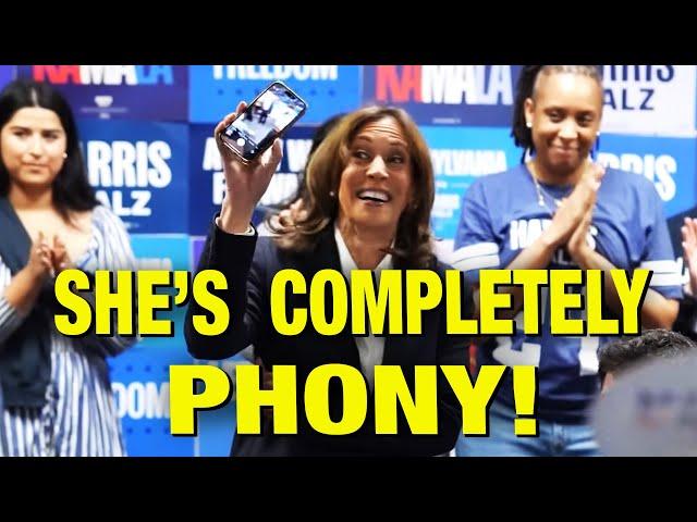 Kamala Takes FAKE Phone Call From Voter!