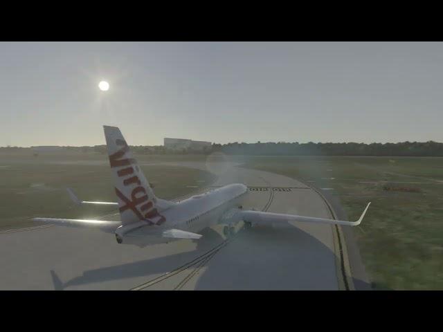 MSFS 2020 PMDG B738 departing Brisbane - YBBN - @OrbxOfficial