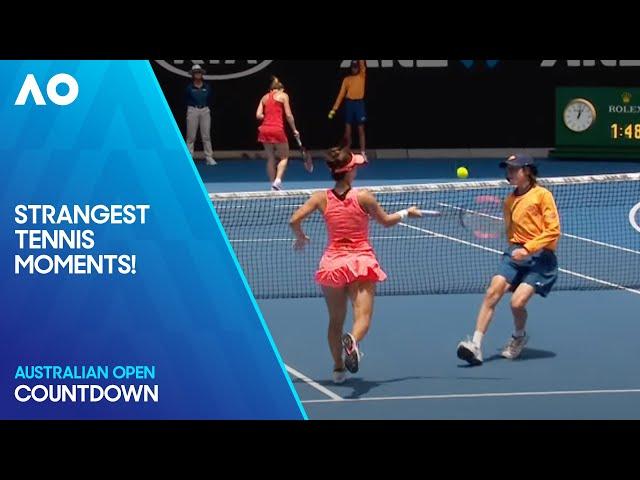 The Strangest Tennis Moments! | Australian Open