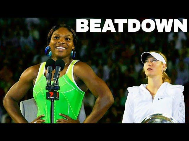 6 Times Serena Destroyed Sharapova | SERENA WILLIAMS FANS