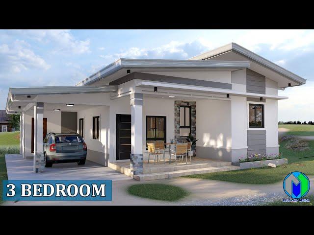 3 Bedroom House Design | Simple House Design | Small House Design