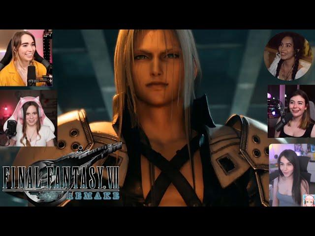 Gamer Girls React to Aerith & Sephiroth in FFVII Remake! 