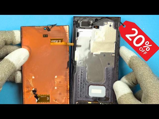 Ich habe 100 EURO gespart! - Samsung Galaxy S23 Ultra Display Reparatur