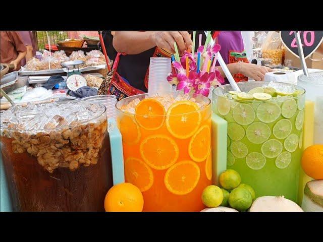 Thai Street Food  | Fruit juice | World heritage festival