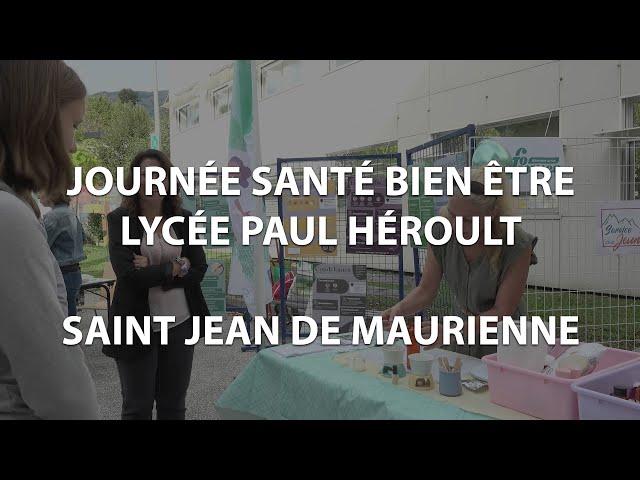 Journée Santé et Bien être au Lycée Paul Héroult