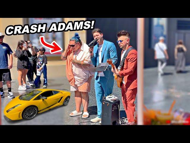 Spotted Crash Adams in Hollywood With a Lamborghini