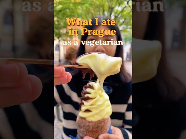 What I ate in Prague  as a vegetarian  #prague #vegetarian #whatieatinaday #czechrepublic