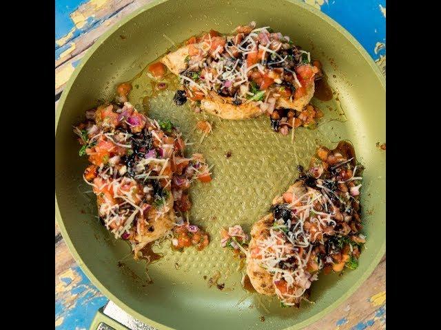 Chicken Breast Topped with Fresh Tomato Salsa