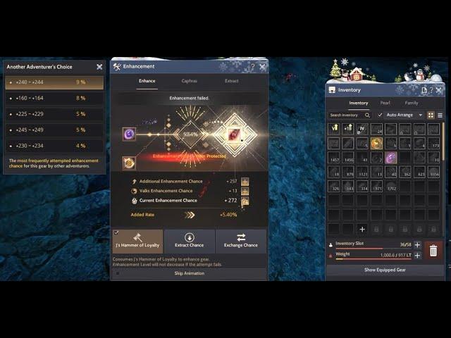 Black Desert Enhancement fail