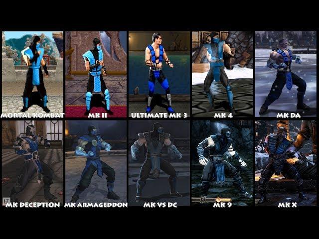 Mortal Kombat SUB-ZERO Graphic Evolution 1992-2015 | ARCADE PSX PS2 XBOX PC | PC ULTRA