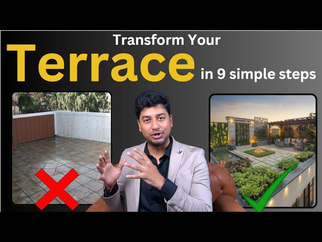 Terrace Design Ideas from Start to Finish | Waterproofing, Pergola, Garden, Lighting & More