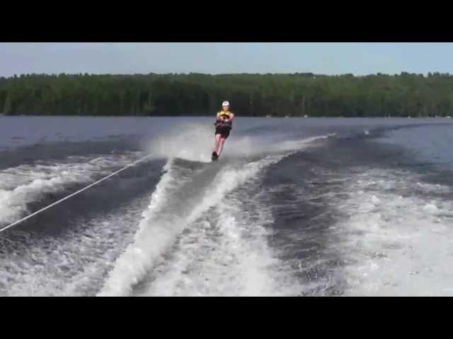 Chris skis Panther Pond II
