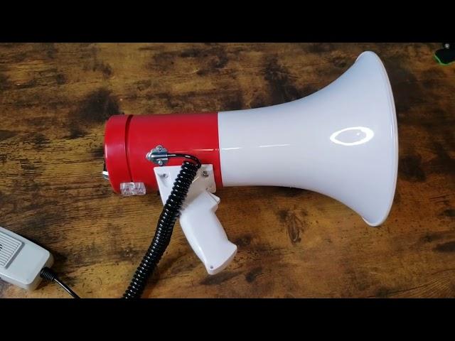 Pyle Megaphone 50 Watt Siren Bullhorn   Bullhorn Speaker Review