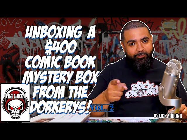 UNBOXING A $400 COMIC BOOK MYSTERY BOX FROM THE DORKERYS! VOL. 2! THIS BOX IS EPIC!!!!