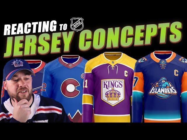 Reacting to NHL Jersey Concepts!