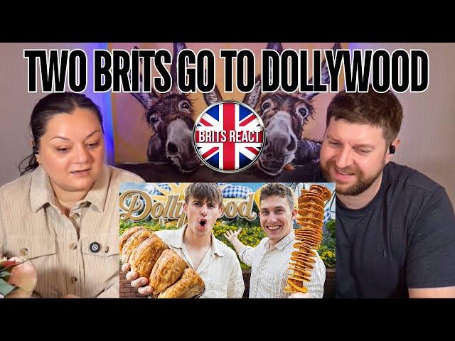 BRITS REACT | Two Brits go to Dollywood for the first time! | BLIND REACTION