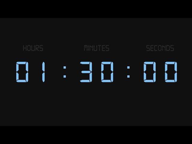 1 Hour 30 minute Clock | Timer & Alarm