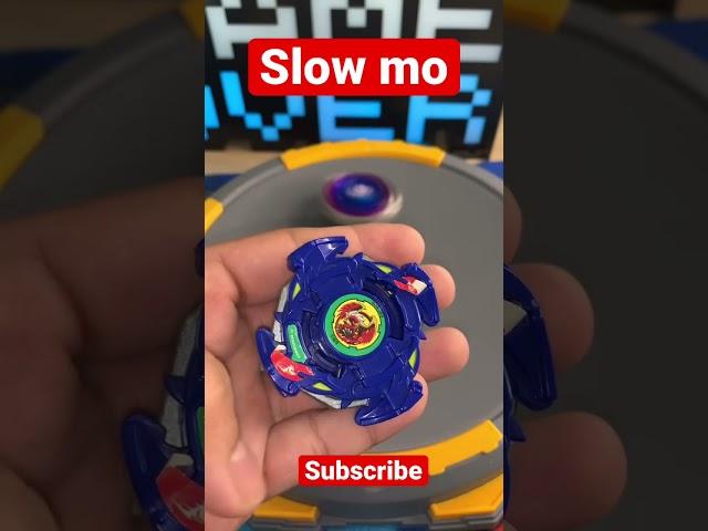 Slow mo beyblade finish #shorts #beyblade #ytshorts #battleroyale #beybladeburst #viral #arena #fyp