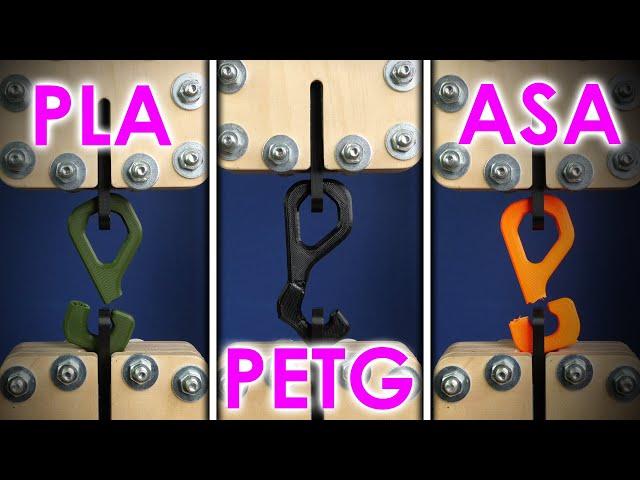 The BEST 3D printing material? Comparing PLA, PETG & ASA (ABS) - feat. PRUSAMENT by Josef Prusa